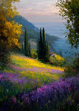 Mediterranean Landscape Painting