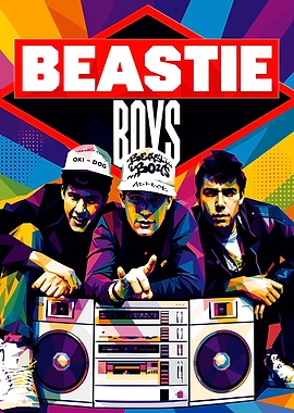 Beastie Boys Pop Art Poster
