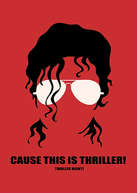 Michael Jackson Thriller Minimalist Poster