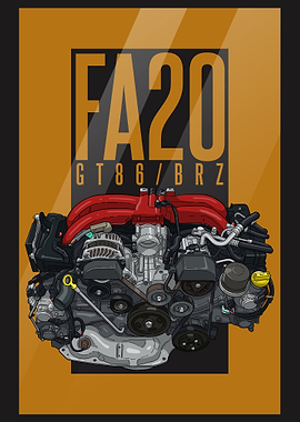 Subaru FA20 Engine GT86 BRZ