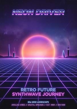 Neon Driver Synthwave Journey