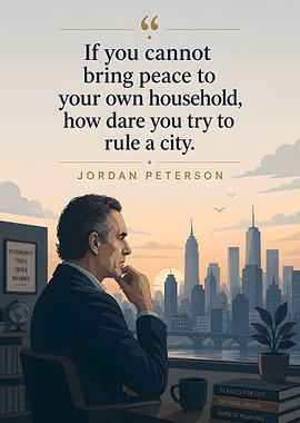 Jordan Peterson quote about ruling a city