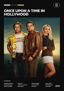 Once Upon a Time in Hollywood Poster