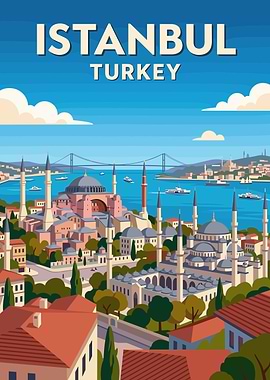 Istanbul Turkey Cityscape