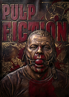 Pulp Fiction Leather Art