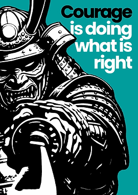 Samurai Courage Quote