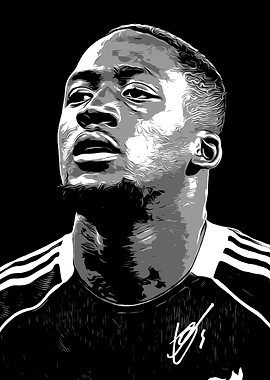 Ibrahima Konate Pop Art Portrait