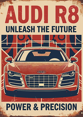 Audi R8 Power & Precision Poster