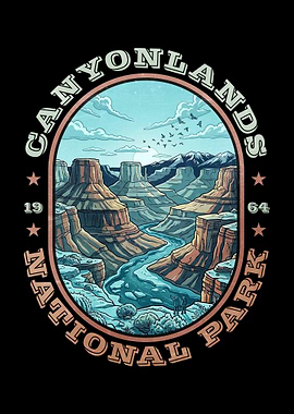 Canyonlands National Park Vintage Poster