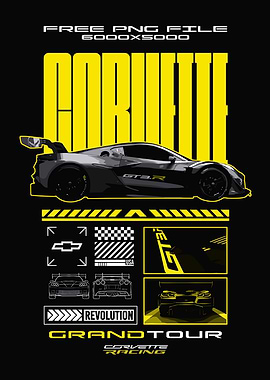 Corvette Racing Grand Tour Graphic