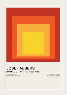 Josef Albers Homage to the Square Poster
