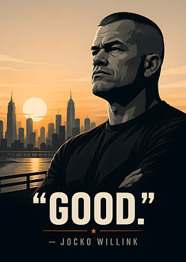 Jocko Willink 'Good' Motivational Poster