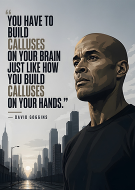 David Goggins motivational quote