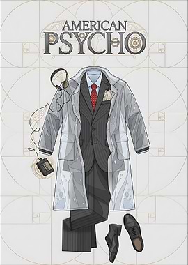 American Psycho Outfit Illustration