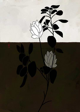 Lotus Flowers and Leaves 928