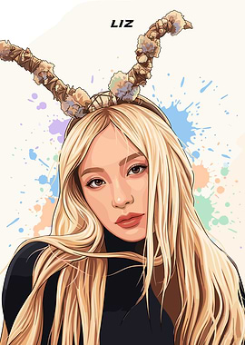 Liz with Antlers