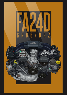Subaru FA24D Engine GR86 BRZ