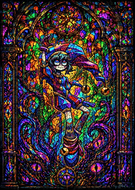 The Amazing Digital Circus Stained Glass