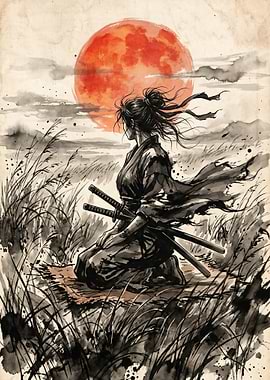 Meditation Under a Blood Moon