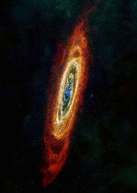 Spiral Galaxy in Deep Space