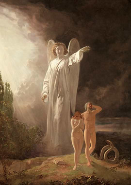 Expulsion of Adam and Eve – John Faed