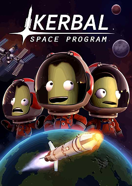 Kerbal Space Program Game Cover Art
