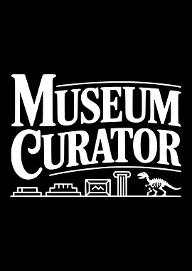 Museum Curator Text Art
