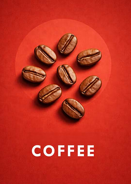 Coffee Roasted Beans - Retro Concept