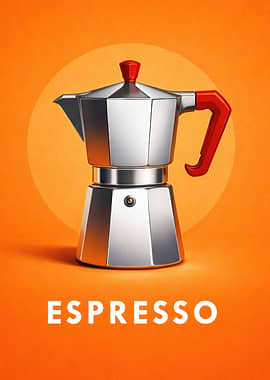 Espresso Moka Pot - Vintage Italian