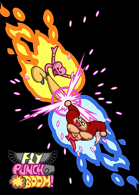 Fly Punch Boom! Game Art
