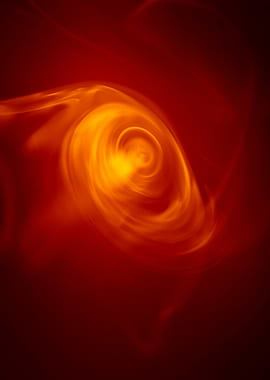 Fiery Swirl Abstract Background