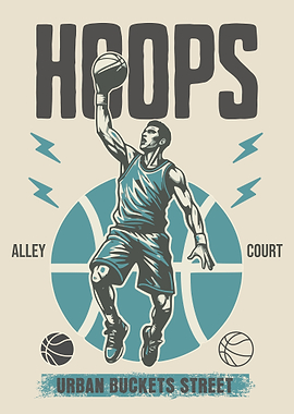 Basketball Player Dunking