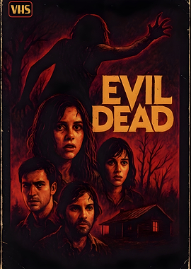 Evil Dead VHS Poster