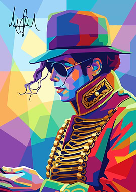 Michael Jackson Pop Art Portrait