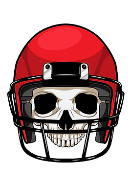 Skull American Football
