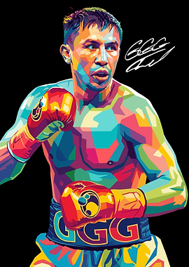 Gennady Golovkin WPAP Boxing Portrait
