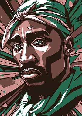 Tupac Shakur Portrait