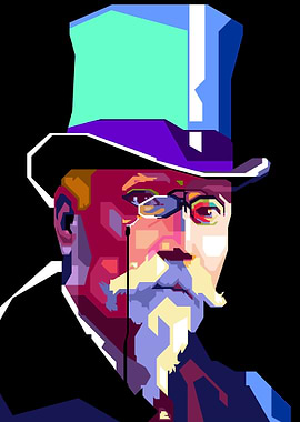 Jose Echegaray Nobel Laureate Pop Art