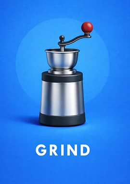 Coffee Grinder - Modern Manual Coffee Art