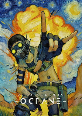 Octane Apex Legends Starry Night Painting