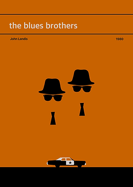 The Blues Brothers Minimalist Poster
