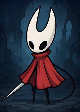 Hornet with Needle from Hollow Knight