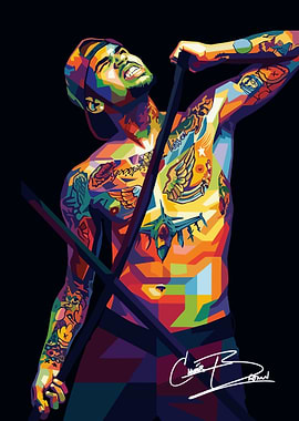 Chris Brown WPAP Portrait