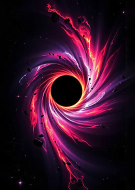 Black Hole with Cosmic Swirl