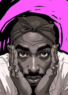 Tupac Shakur Portrait