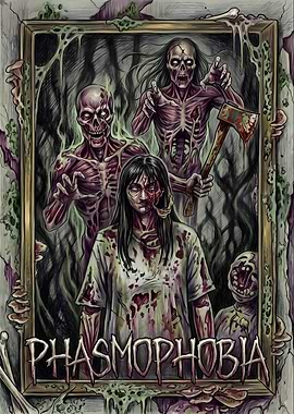 Phasmophobia Horror Game Art