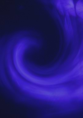 Abstract Blue Swirl