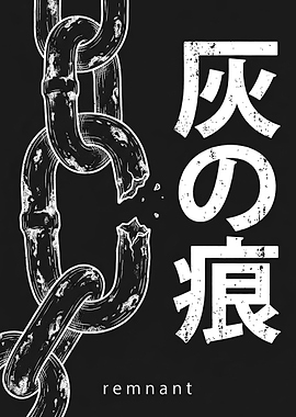 Broken Chain with Japanese Text