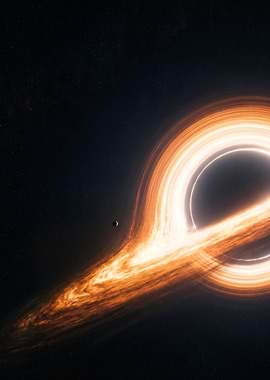 Black Hole and Planet
