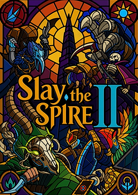Slay the Spire II Stained Glass Art